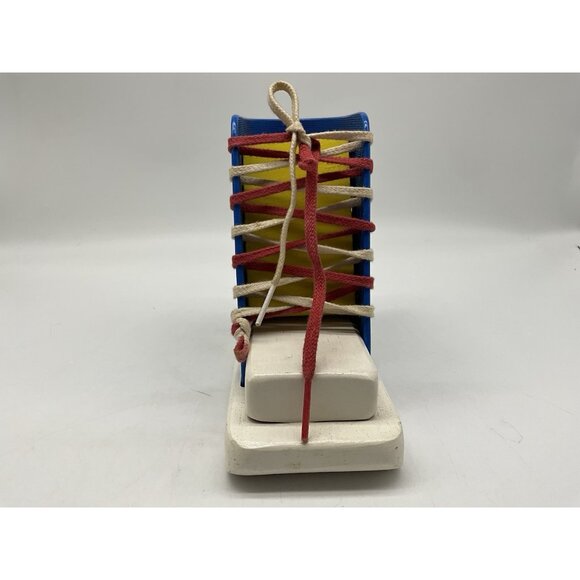PLAYSKOOL Vintage Red Box Lacing Boot Learning While Playing in Original Box - Picture 5 of 15